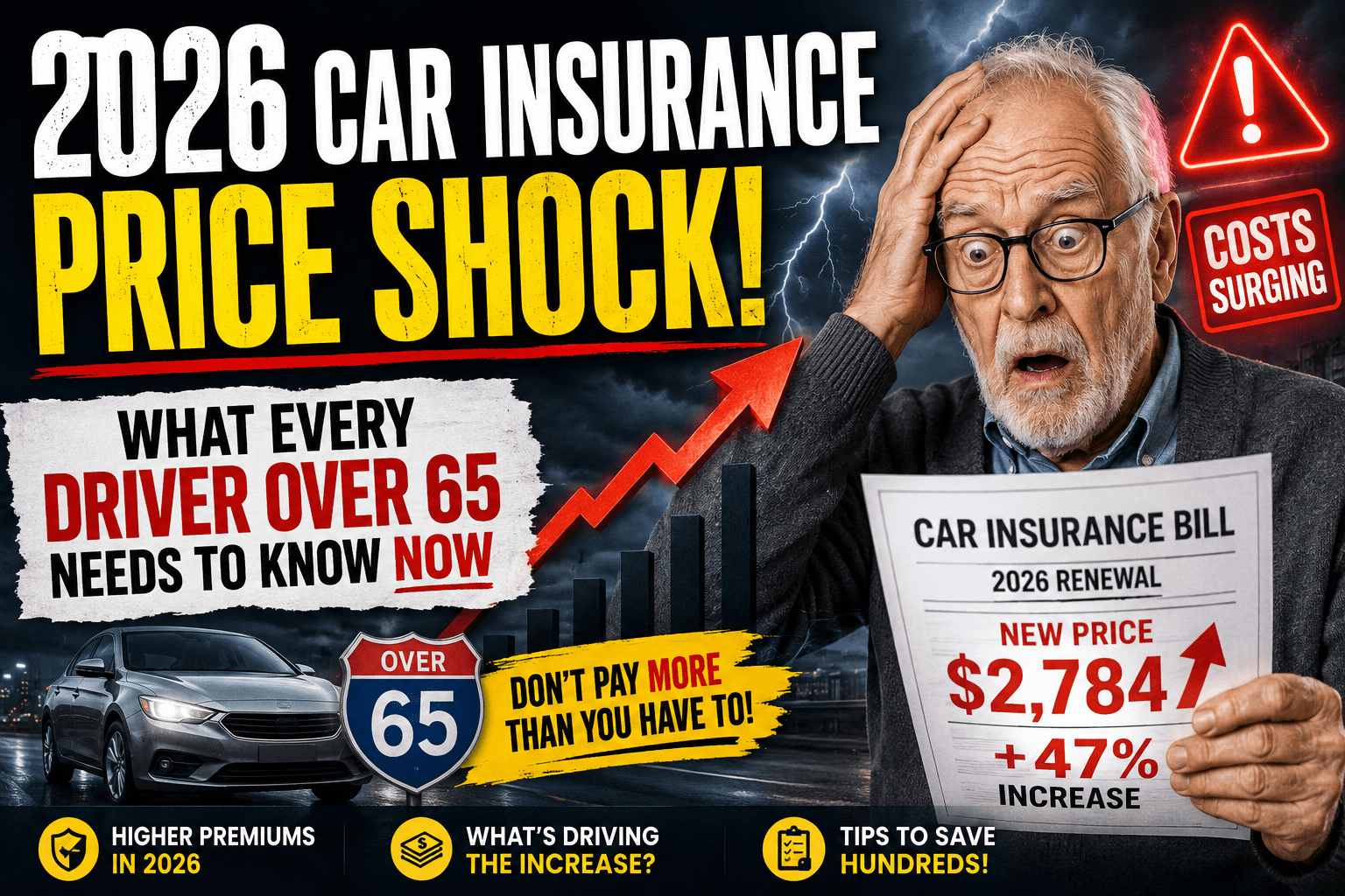 2026 Car Insurance Price Shock What Every Driver Over 65 Needs to Know Now