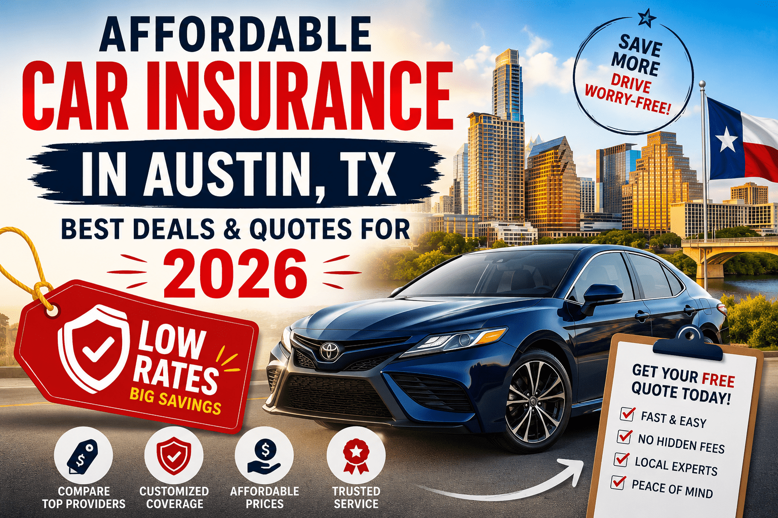 Affordable Car Insurance in Austin TX Best Deals and Quotes for 2026