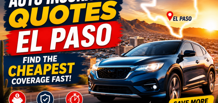 Auto Insurance Quotes El Paso Find the Cheapest Coverage Fast