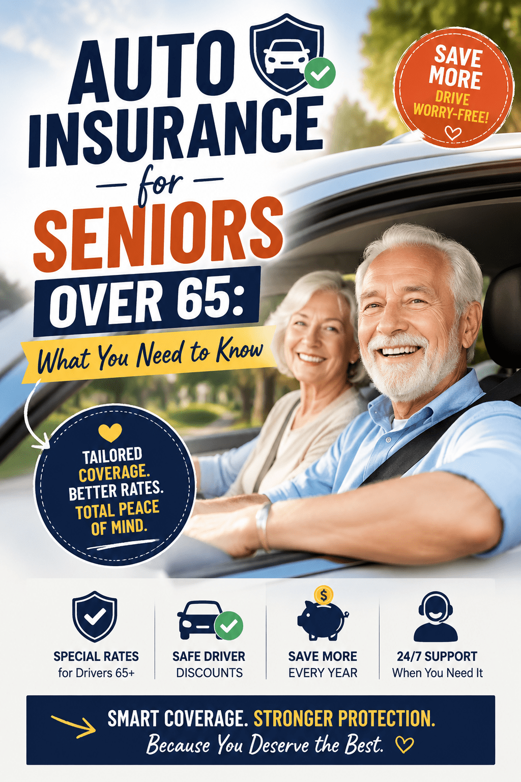 Auto Insurance for Seniors Over 65: What You Need to Know