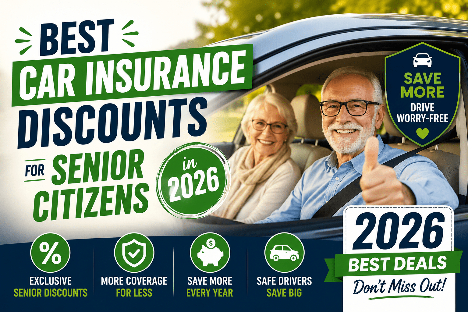Best Car Insurance Discounts for Senior Citizens in 2026