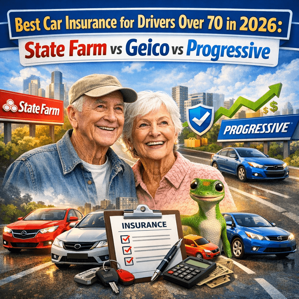 Best Car Insurance for Drivers Over 70 in 2026 State Farm vs Geico vs Progressive
