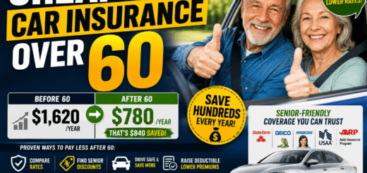 Cheap Car Insurance Over 60 How to Pay Less After Age 60 in 2026