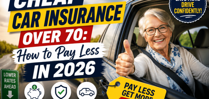 Cheap Car Insurance Over 70: How to Pay Less in 2026
