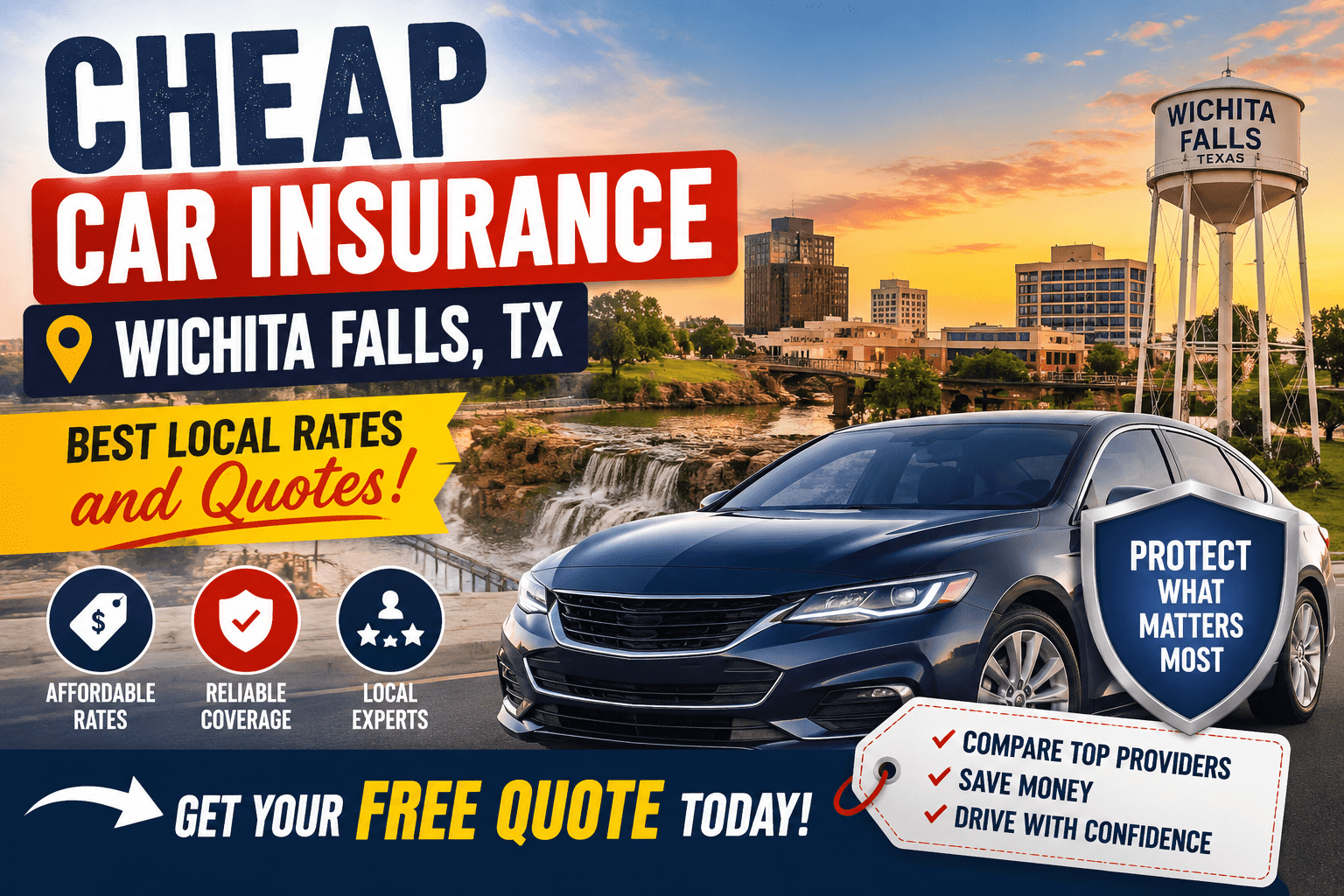 Cheap Car Insurance Wichita Falls TX Best Local Rates and Quotes