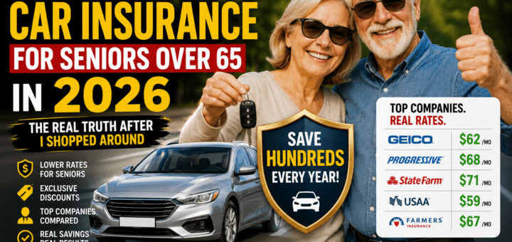 Cheap Car Insurance for Seniors Over 65 in 2026 – The Real Truth After I Shopped Around