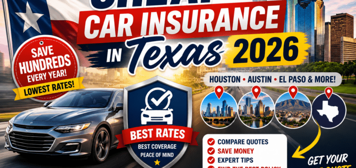Cheap Car Insurance in Texas 2026 Best Rates, Quotes & Expert Tips for Houston, Austin, El Paso & More