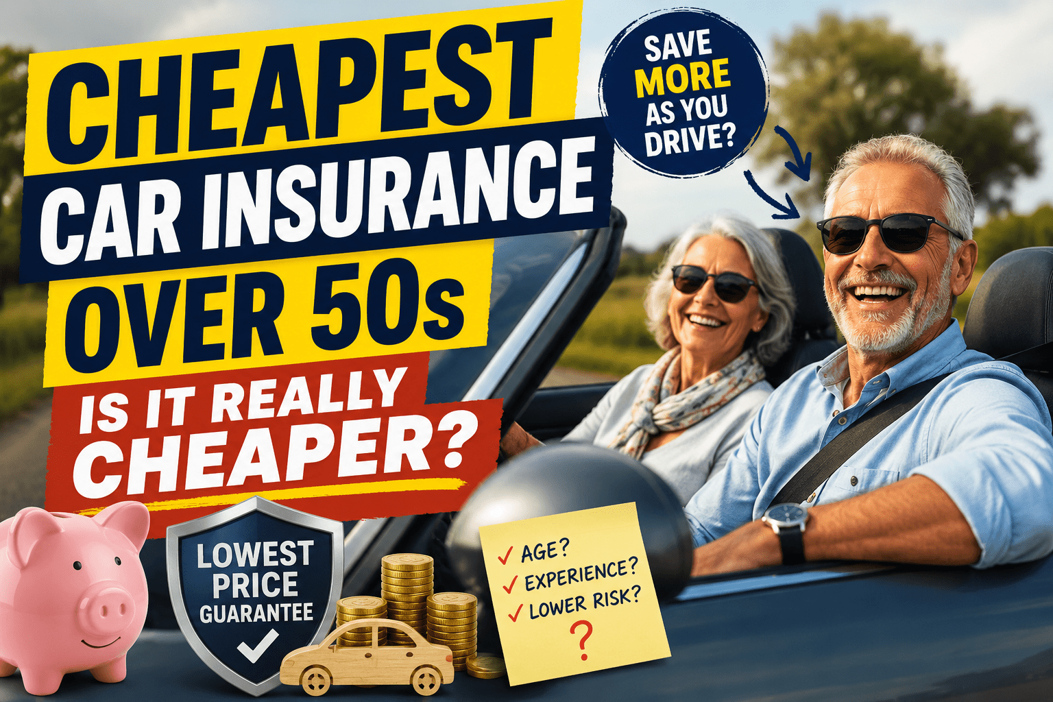 Cheapest Car Insurance Over 50s – Is It Really Cheaper