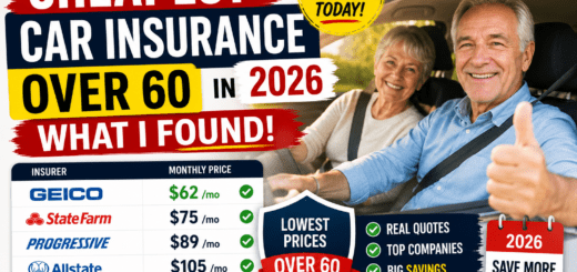 Cheapest Car Insurance Over 60 in 2026 – What I Found