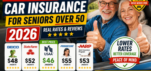 Cheapest Car Insurance for Seniors Over 50 in 2026 – Real Rates & Reviews
