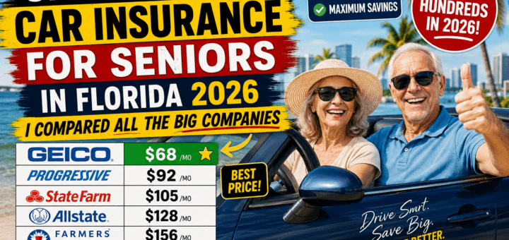 Cheapest Car Insurance for Seniors in Florida 2026 – I Compared All The Big Companies
