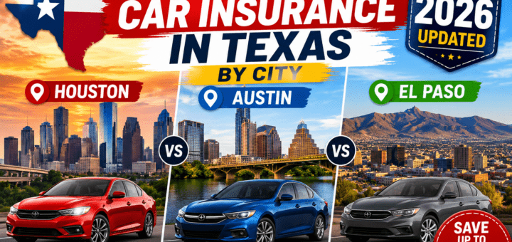 Cheapest Car Insurance in Texas by City Houston vs Austin vs El Paso 2026