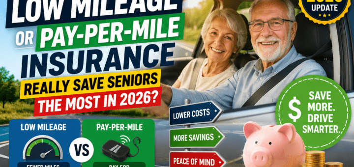 Does Low Mileage or Pay-Per-Mile Insurance Really Save Seniors the Most in 2026