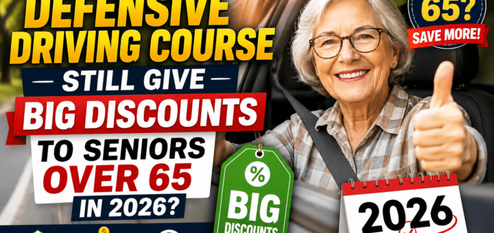 Does the Defensive Driving Course Still Give Big Discounts to Seniors Over 65 in 2026