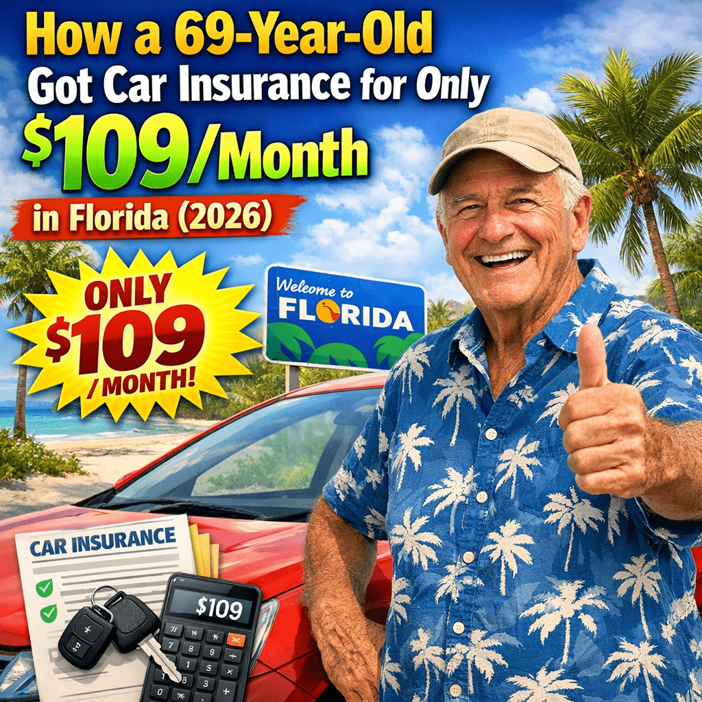 How a 69-Year-Old Got Car Insurance for Only $109month in Florida (2026)