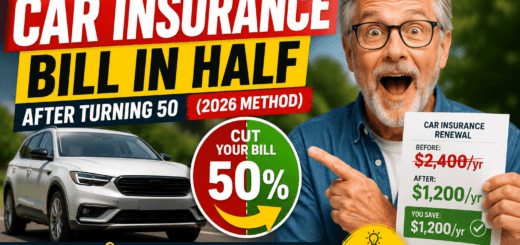 How to Cut Your Car Insurance Bill in Half After Turning 50 (2026 Method)