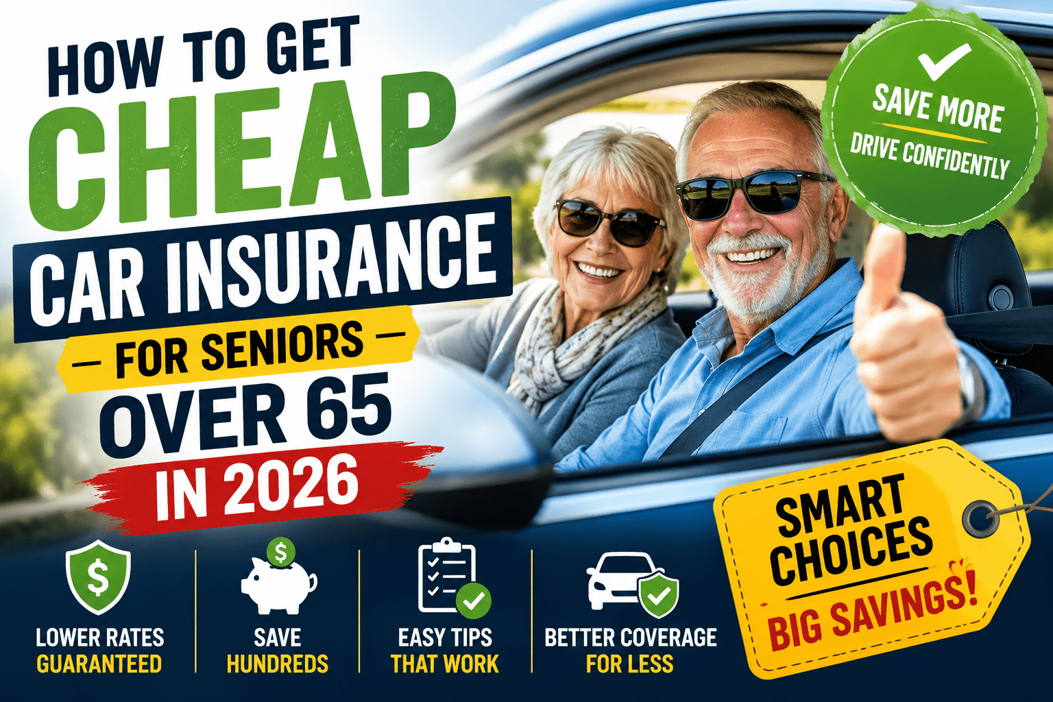 How to Get Cheap Car Insurance for Seniors Over 65 in 2026