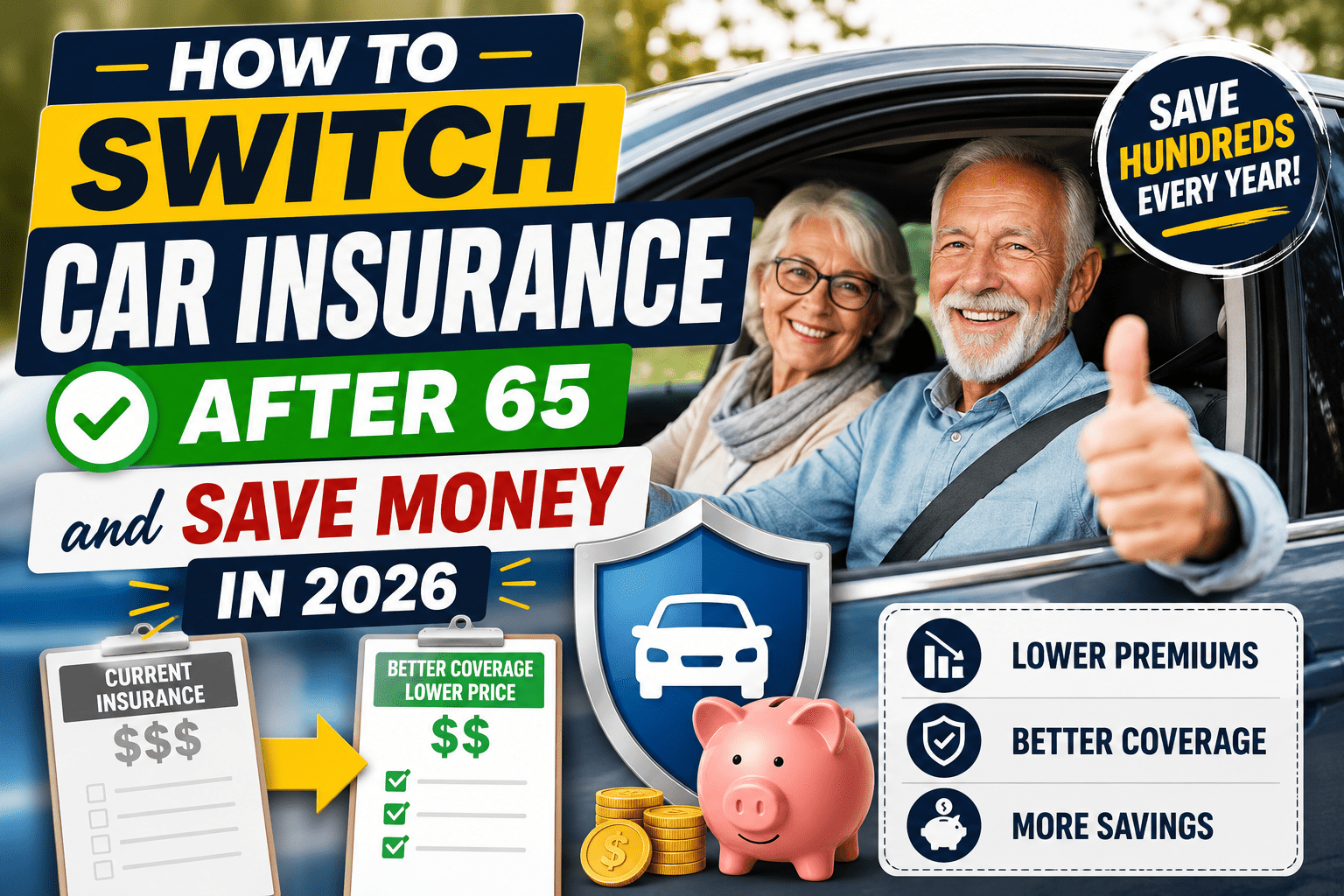 How to Switch Car Insurance After 65 and Save Money in 2026