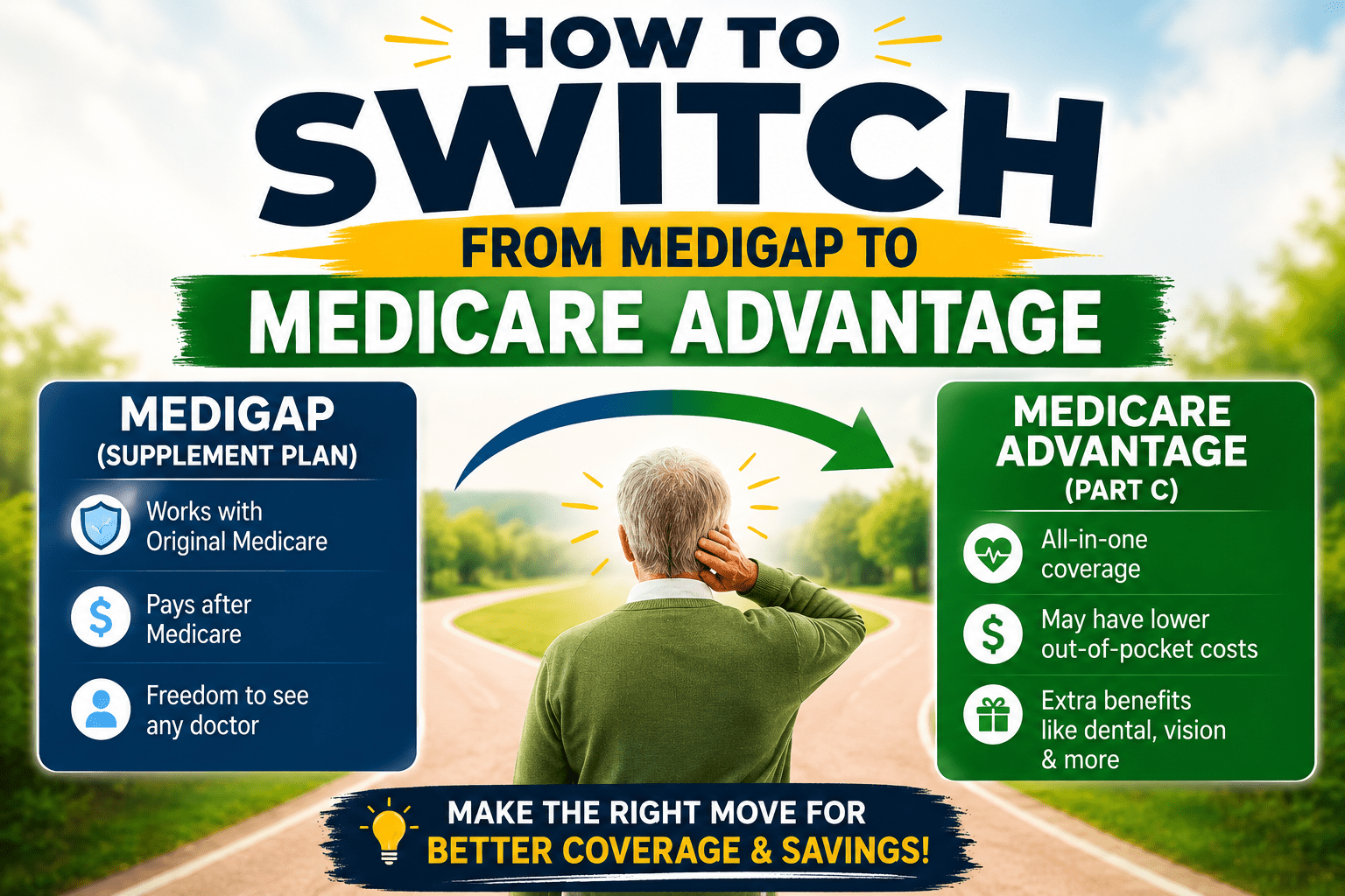 How to Switch from Medigap to Medicare Advantage
