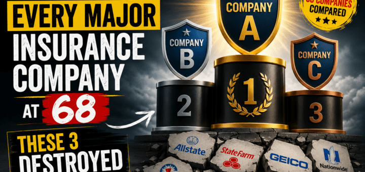 I Compared Every Major Insurance Company at 68 – These 3 Destroyed the Others