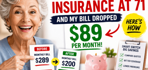 I Switched My Insurance at 71 and My Bill Dropped $89 Per Month – Here’s How