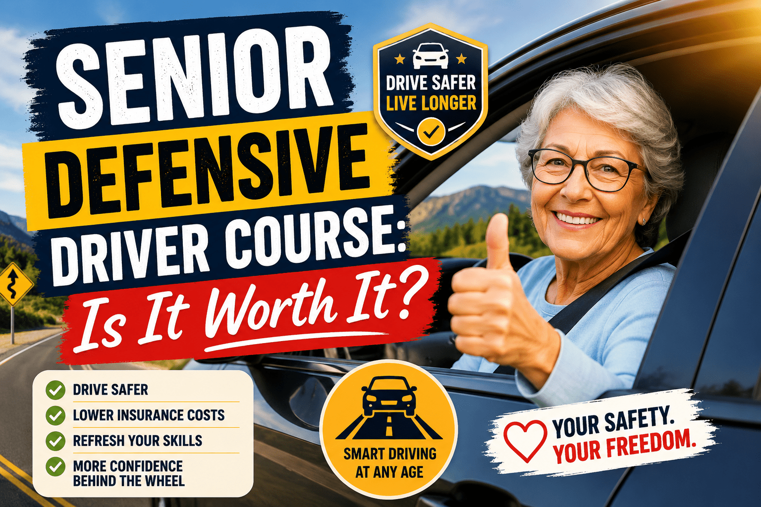 Senior Defensive Driver Course: Is It Worth It?