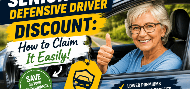 Senior Defensive Driver Discount: How to Claim It Easily