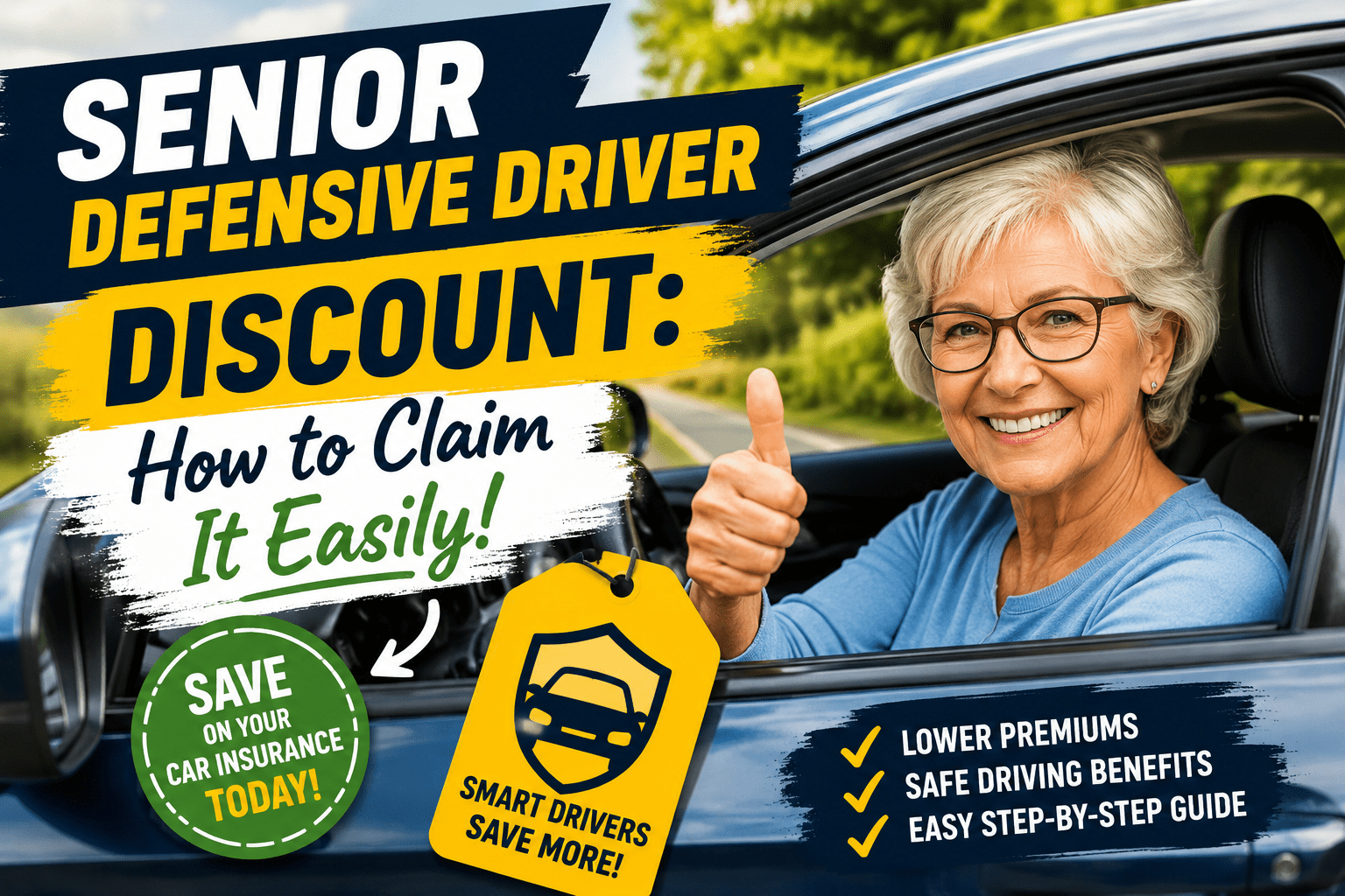 Senior Defensive Driver Discount: How to Claim It Easily