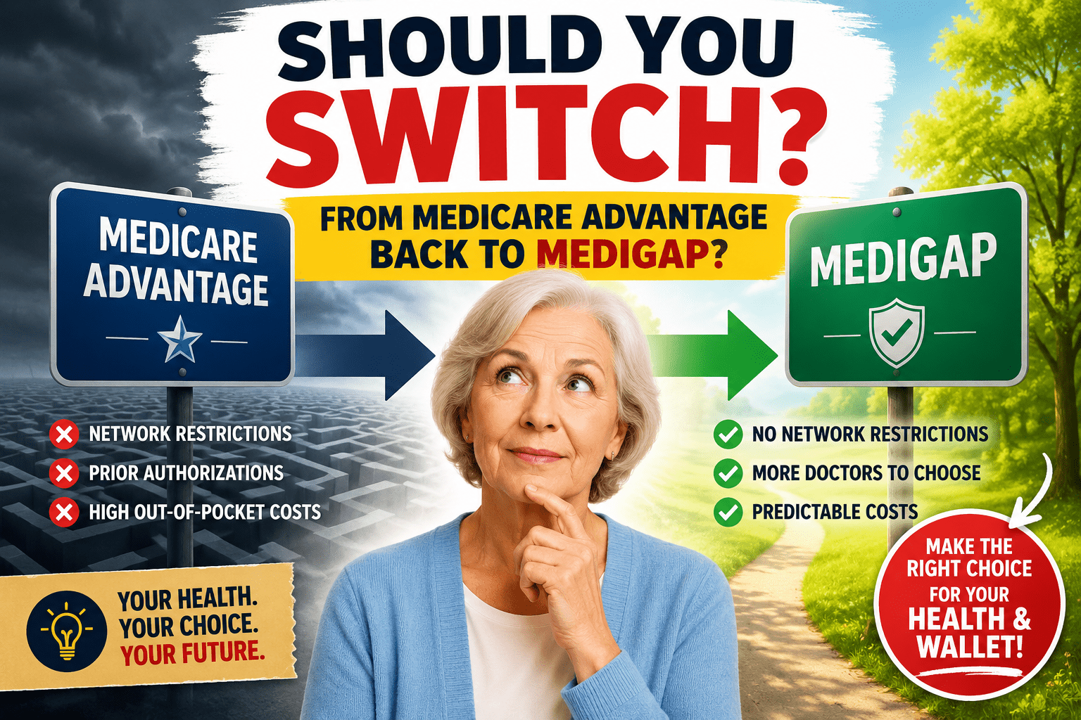 Should You Switch from Medicare Advantage Back to Medigap?