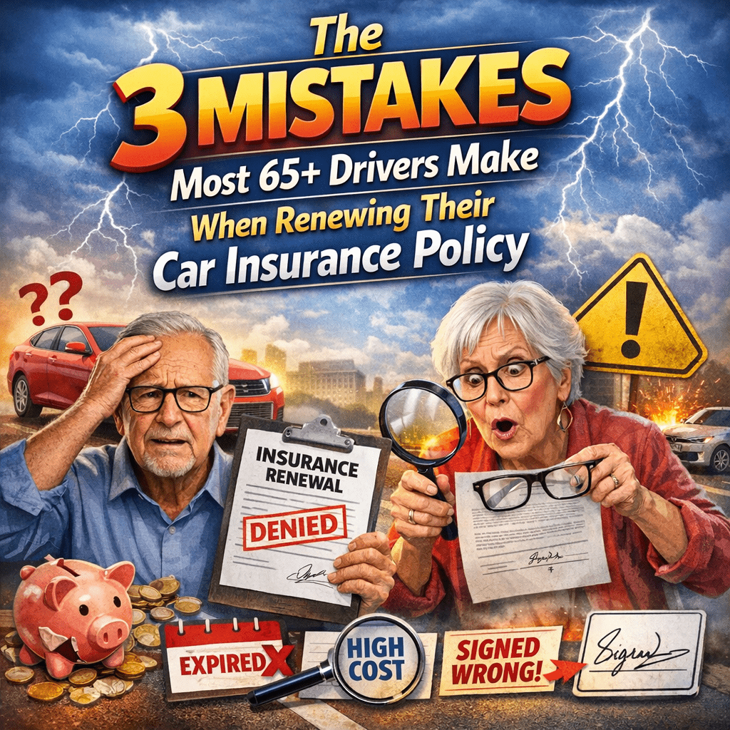 The 3 Mistakes Most 65+ Drivers Make When Renewing Their Car Insurance Policy