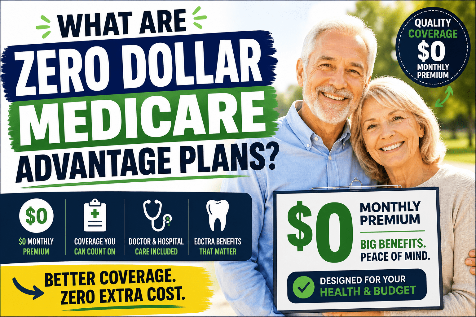 What Are Zero Dollar Medicare Advantage Plans?