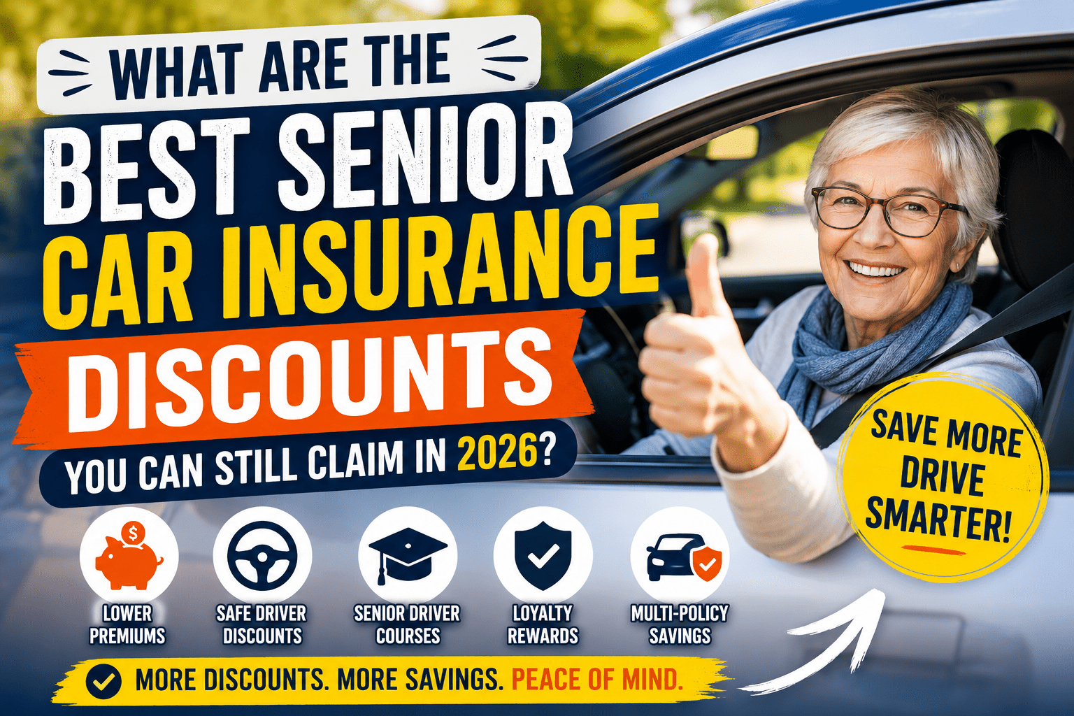 What Are the Best Senior Car Insurance Discounts You Can Still Claim in 2026