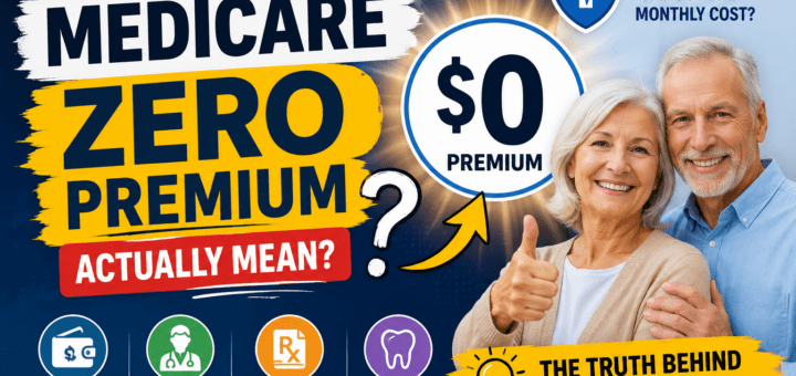 What Does Medicare Zero Premium Actually Mean?