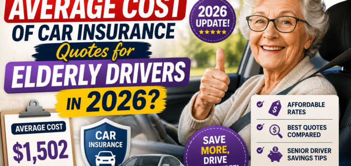 What Is the Average Cost of Car Insurance Quotes for Elderly Drivers in 2026