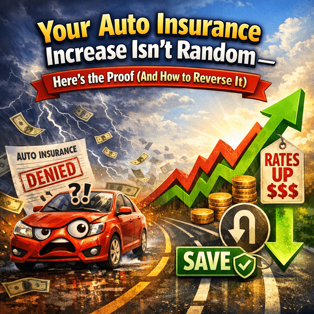 Your Auto Insurance Increase Isn't Random — Here's the Proof (And How to Reverse It)