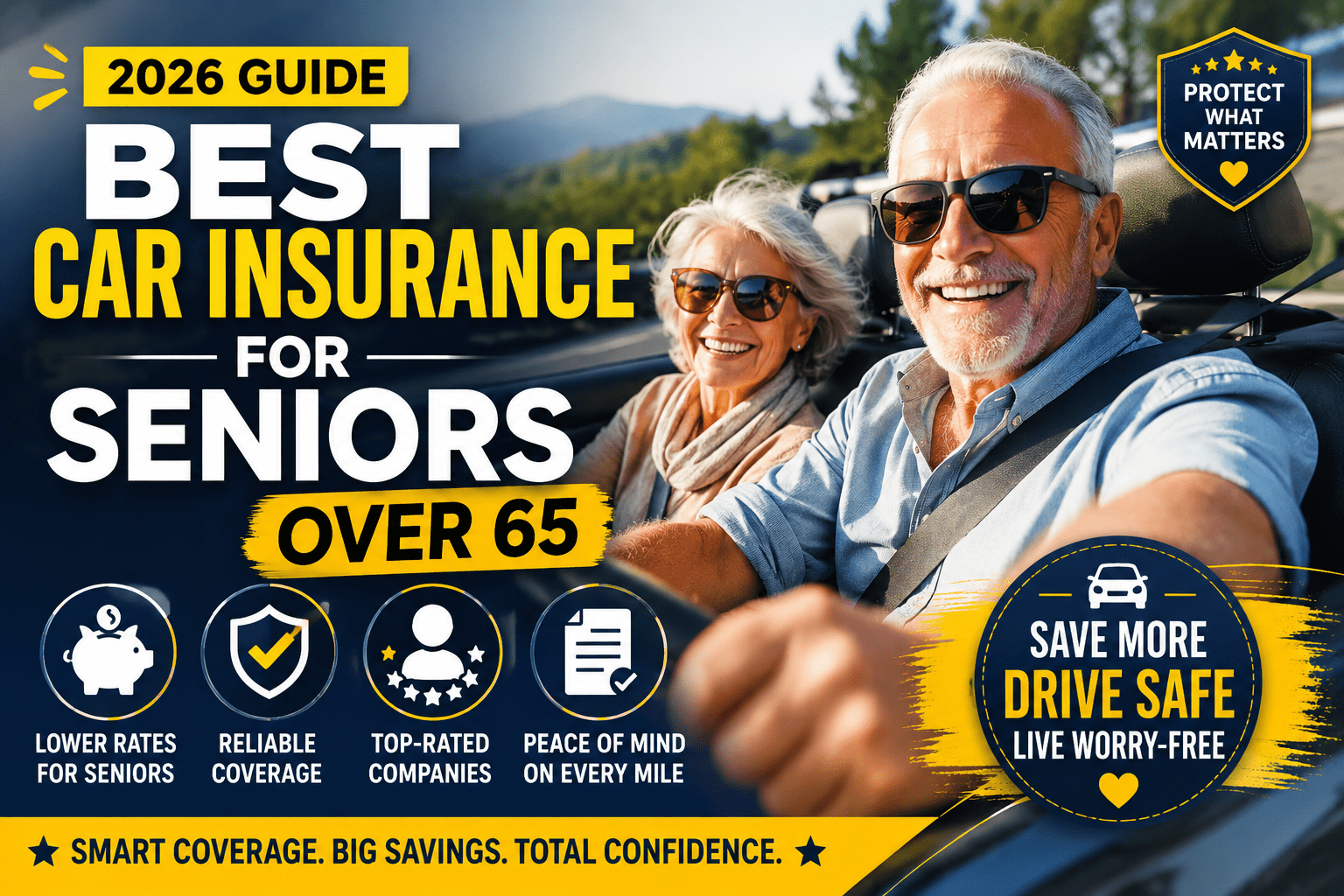 Best Car Insurance for Seniors Over 65 in 2026