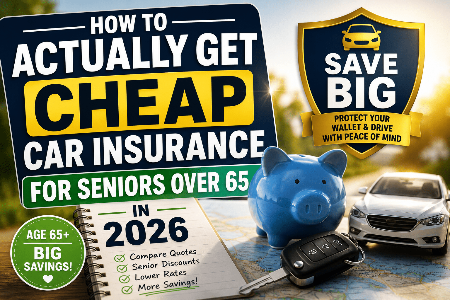 How to Actually Get Cheap Car Insurance for Seniors Over 65 in 2026