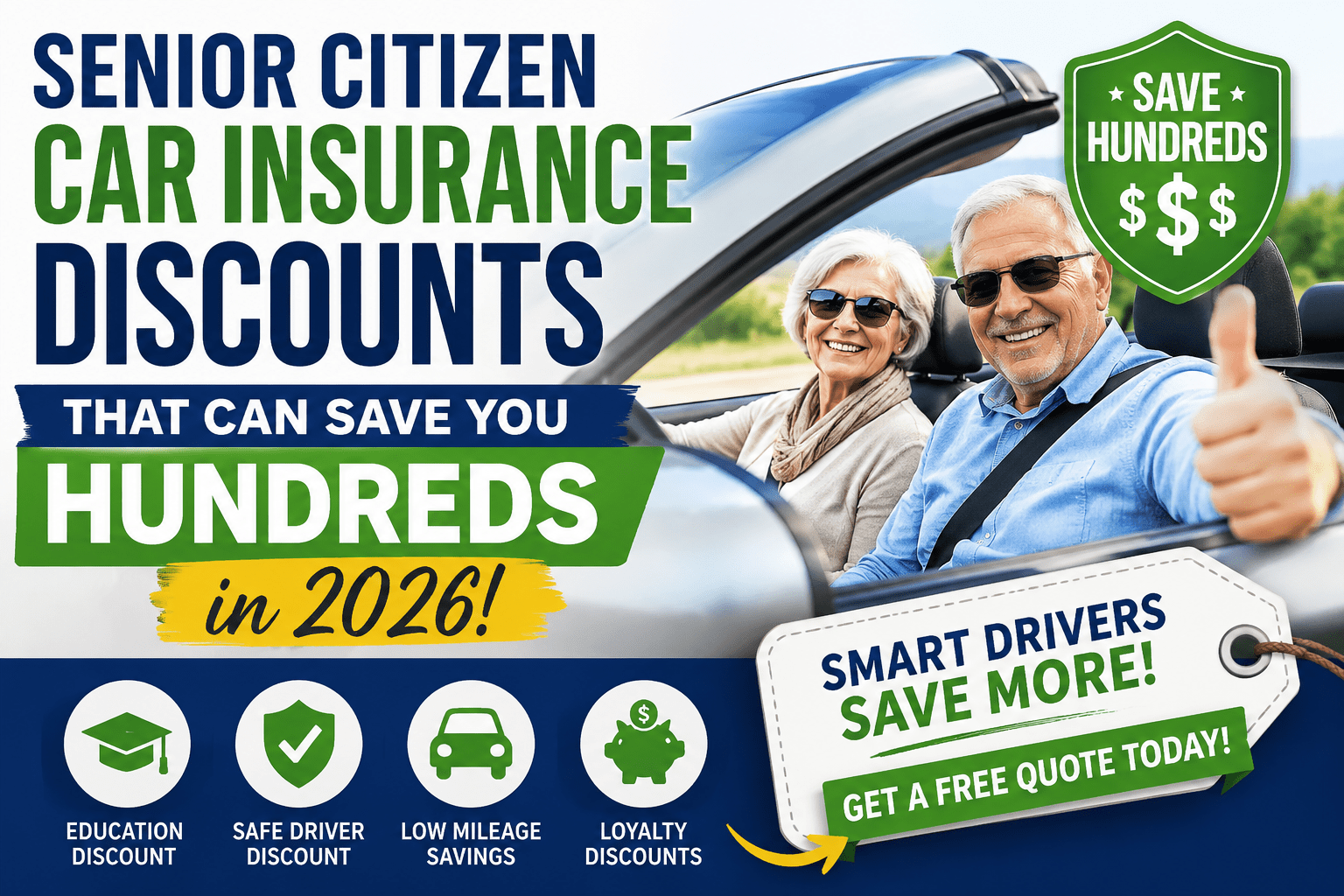 Senior Citizen Car Insurance Discounts That Can Save You Hundreds in 2026