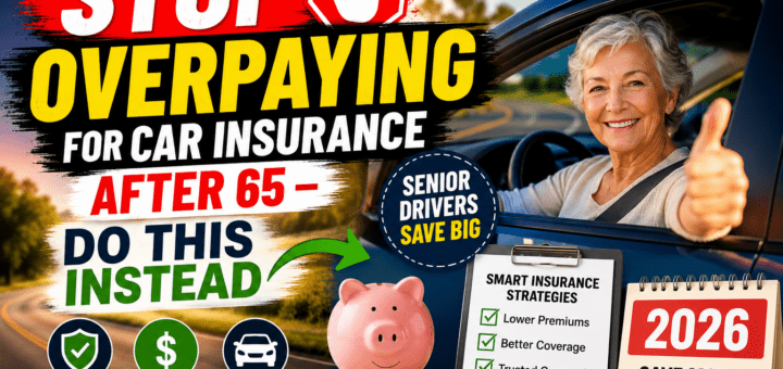 Stop Overpaying for Car Insurance After 65 – Do This Instead in 2026